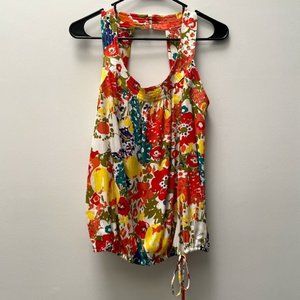 Love 21 Sleeveless Floral Top